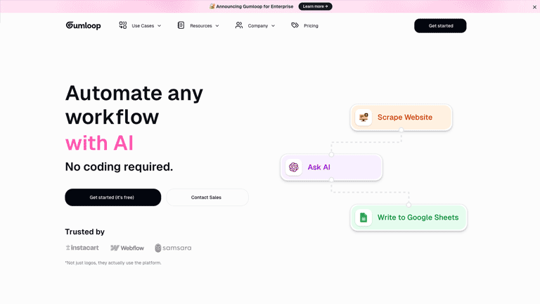 Gumloop on flowdir.io