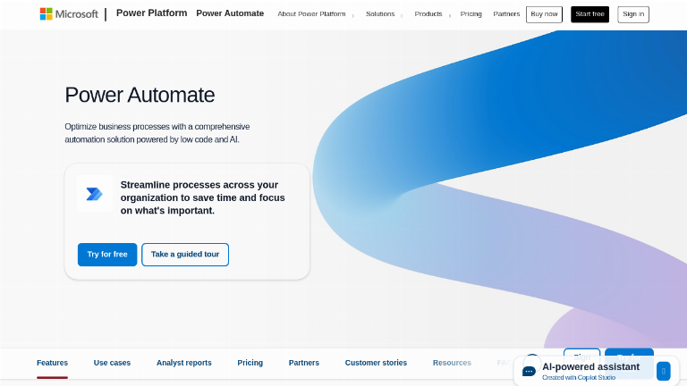 Microsoft Power Automate on flowdir.io